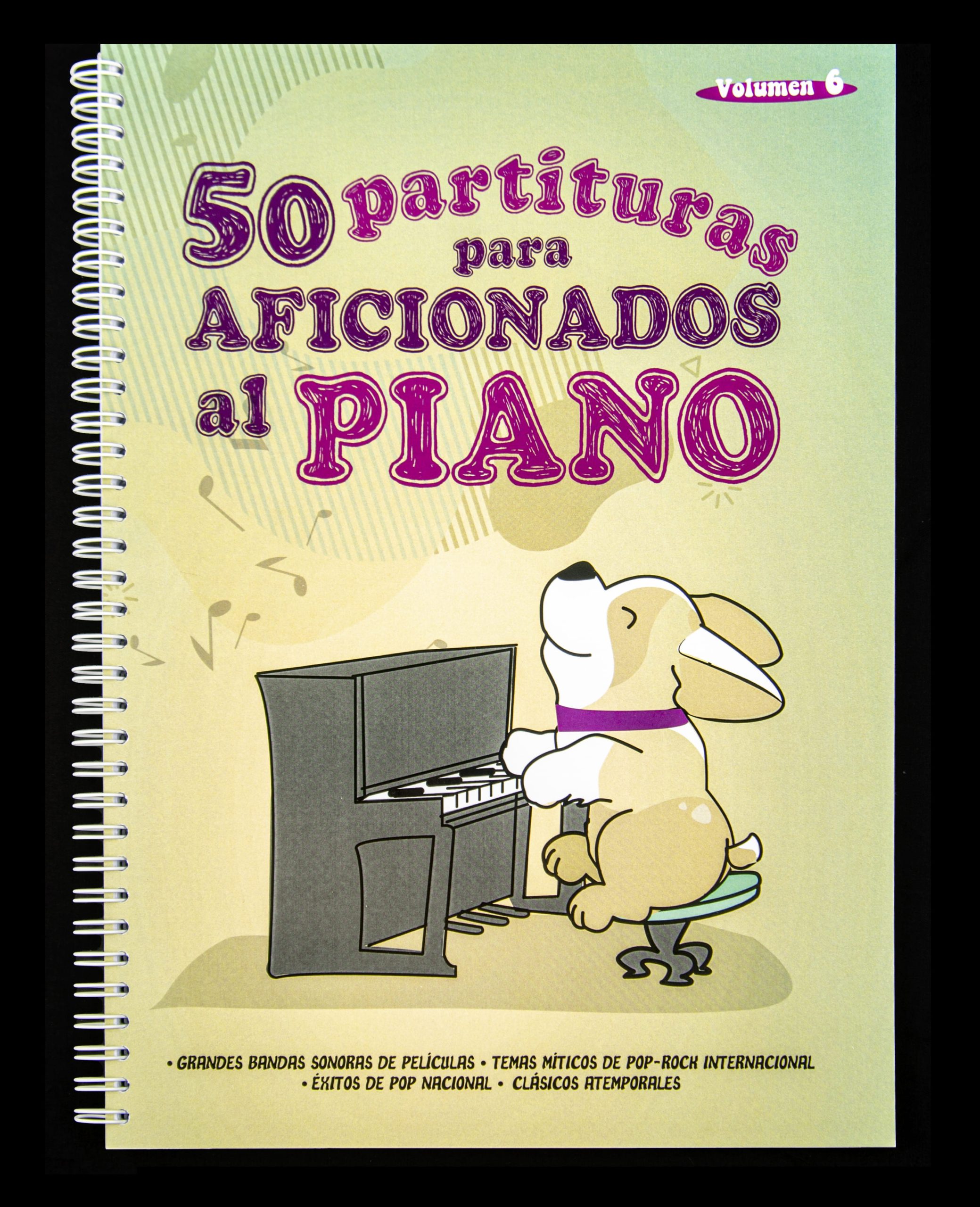 Volumen 6 - Colección 50 partituras para aficionados al piano